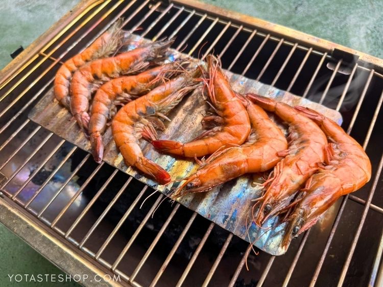 烤白蝦，免解凍的烤肉食材